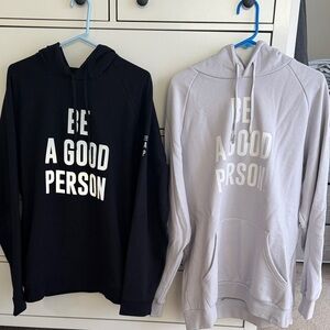 “Be A Good Person” Hoodies - Black (Lululemon collab), Gray (BAGP)